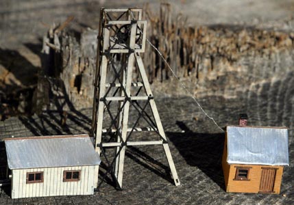 Head Gear, Shaft House, and Hoist House